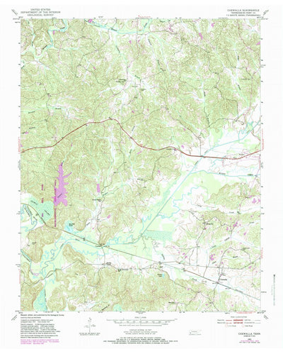 United States Geological Survey Chewalla, TN (1951, 24000-Scale) digital map