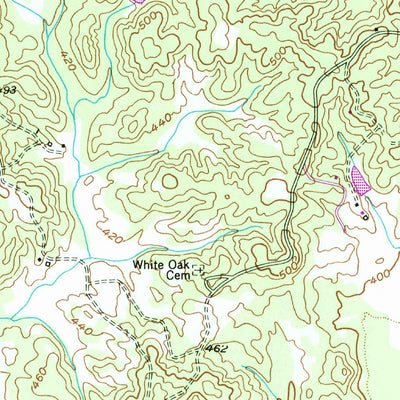 United States Geological Survey Chewalla, TN (1951, 24000-Scale) digital map