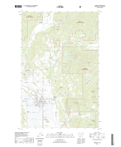 United States Geological Survey Chewelah, WA (2020, 24000-Scale) digital map