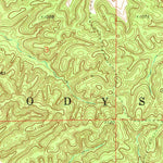 United States Geological Survey Chewey, OK (1972, 24000-Scale) digital map