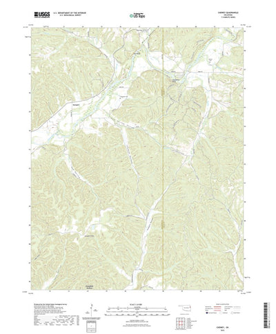 United States Geological Survey Chewey, OK (2022, 24000-Scale) digital map