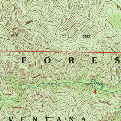 United States Geological Survey Chews Ridge, CA (1995, 24000-Scale) digital map