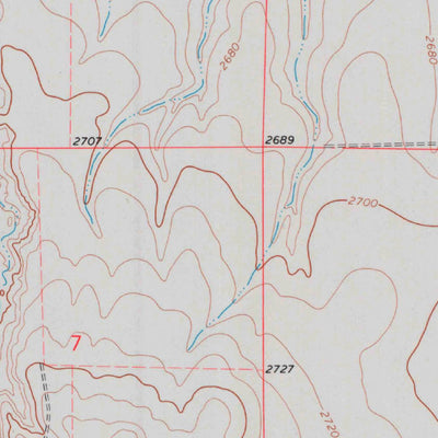 United States Geological Survey Cheyenne Creek, KS (1974, 24000-Scale) digital map