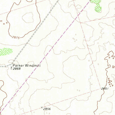 United States Geological Survey Cheyenne Draw SE, TX (1970, 24000-Scale) digital map
