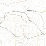 United States Geological Survey Cheyenne Draw, TX (2022, 24000-Scale) digital map