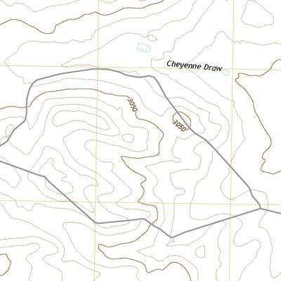 United States Geological Survey Cheyenne Draw, TX (2022, 24000-Scale) digital map
