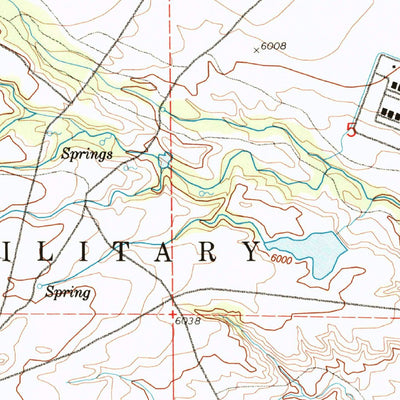 United States Geological Survey Cheyenne Mountain, CO (1961, 24000-Scale) digital map