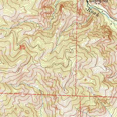 United States Geological Survey Cheyenne Mountain, CO (1961, 24000-Scale) digital map