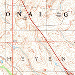 United States Geological Survey Cheyenne NW, OK (1989, 24000-Scale) digital map