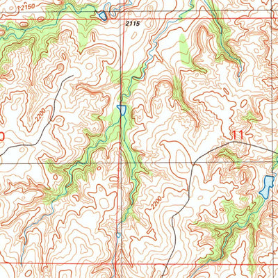 United States Geological Survey Cheyenne NW, OK (1989, 24000-Scale) digital map