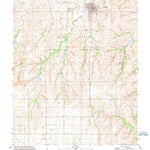 United States Geological Survey Cheyenne, OK (1989, 24000-Scale) digital map
