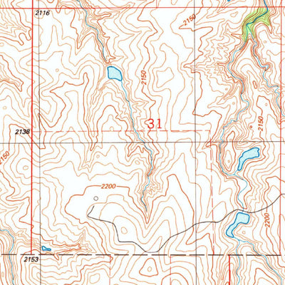 United States Geological Survey Cheyenne, OK (1989, 24000-Scale) digital map