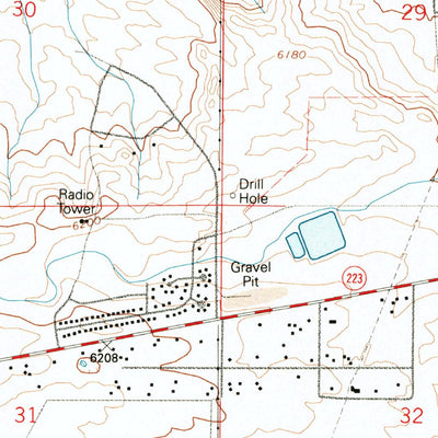 United States Geological Survey Cheyenne South, WY (1994, 24000-Scale) digital map