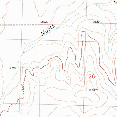 United States Geological Survey Cheyenne Wells, CO (1982, 24000-Scale) digital map