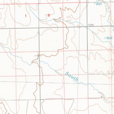 United States Geological Survey Cheyenne Wells, CO-KS (1981, 100000-Scale) digital map