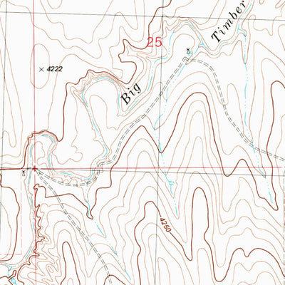 United States Geological Survey Cheyenne Wells NE, CO (1982, 24000-Scale) digital map