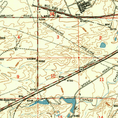 United States Geological Survey Cheyenne, WY (1950, 62500-Scale) digital map
