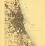 United States Geological Survey Chicago, IL-IN (1889, 62500-Scale) digital map