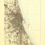 United States Geological Survey Chicago, IL-IN (1891, 62500-Scale) digital map