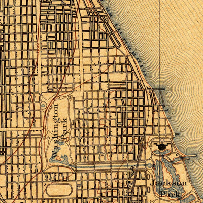 United States Geological Survey Chicago, IL-IN (1900, 62500-Scale) digital map