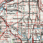 United States Geological Survey Chicago, IL-IN-MI (1953, 250000-Scale) digital map