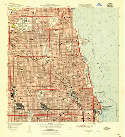 United States Geological Survey Chicago Loop, IL (1953, 24000-Scale) digital map
