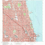 United States Geological Survey Chicago Loop, IL (1963, 24000-Scale) digital map
