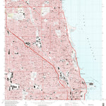 United States Geological Survey Chicago Loop, IL (1997, 24000-Scale) digital map