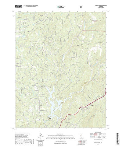 United States Geological Survey Chicago Park, CA (2022, 24000-Scale) digital map