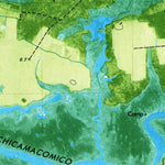 United States Geological Survey Chicamacomico River, MD (1982, 24000-Scale) digital map