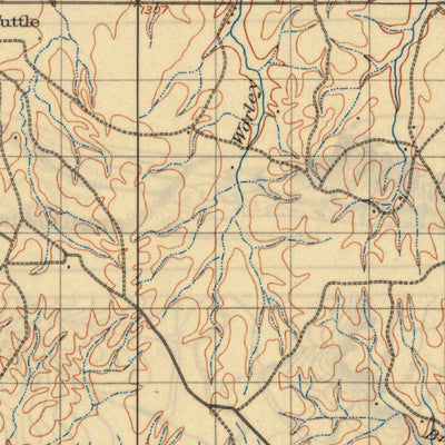 United States Geological Survey Chicasaw, OK (1904, 125000-Scale) digital map