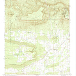 United States Geological Survey Chickalah Mountain East, AR (1972, 24000-Scale) digital map