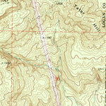 United States Geological Survey Chickalah Mountain East, AR (1972, 24000-Scale) digital map