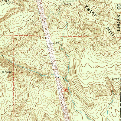 United States Geological Survey Chickalah Mountain East, AR (1972, 24000-Scale) digital map