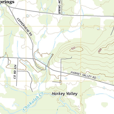 United States Geological Survey Chickalah Mountain East, AR (2020, 24000-Scale) digital map