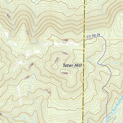 United States Geological Survey Chickalah Mountain East, AR (2020, 24000-Scale) digital map