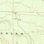 United States Geological Survey Chickalah Mountain West, AR (1972, 24000-Scale) digital map