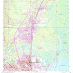United States Geological Survey Chickasaw, AL (1953, 24000-Scale) digital map