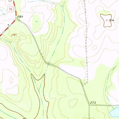 United States Geological Survey Chickasawhatchee, GA (1973, 24000-Scale) digital map