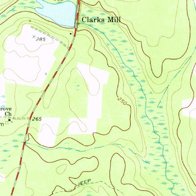 United States Geological Survey Chickasawhatchee, GA (1973, 24000-Scale) digital map