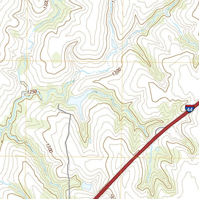 United States Geological Survey Chickasha NE, OK (2018, 24000-Scale) digital map