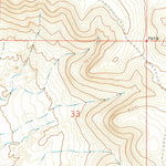 United States Geological Survey Chicken Creek East, WY (1968, 24000-Scale) digital map