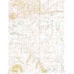 United States Geological Survey Chicken Creek, SD (1984, 24000-Scale) digital map