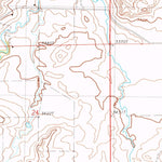 United States Geological Survey Chicken Creek, SD (1984, 24000-Scale) digital map