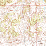 United States Geological Survey Chicken Creek, SD (1984, 24000-Scale) digital map
