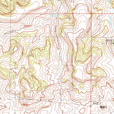 United States Geological Survey Chicken Creek, SD (1984, 24000-Scale) digital map