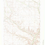 United States Geological Survey Chicken Creek SW, WY-CO (1968, 24000-Scale) digital map