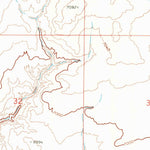 United States Geological Survey Chicken Creek SW, WY-CO (1968, 24000-Scale) digital map