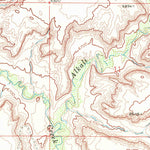 United States Geological Survey Chicken Creek SW, WY-CO (1968, 24000-Scale) digital map