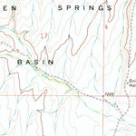 United States Geological Survey Chicken Creek West, WY (1968, 24000-Scale) digital map